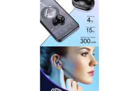 Resim Pazariz Siyah Pro Ledli Şarj Göstergeli 5.0 Bluetooth Kulaklık 