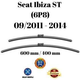 Resim Seat Ibiza St 6p8 2011 2012 2013 2014 Uyumlu Ön Cam Silecek Süpürgesi Takımı 600/400mm Silbak Sb2416c 