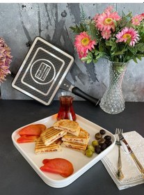 Resim Taşhan Ocak Üstü Lüks Tost Makinası 