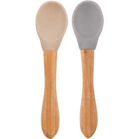 Resim OiOi Mama Kaşığı Bubble Beige / Powder Grey 