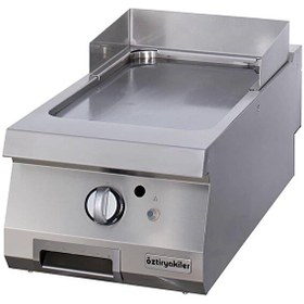Resim Öztiryakiler Gazlı Grill Plate Düz Sert Krom Kaplı 40x70x30 CM Ogg 4070 