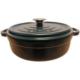 Resim Sürel 28 Cm Yuvarlak Sığ Tencere Saten Yeşil Çok Renkli 