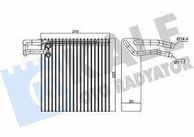 Resim KALE 350075 | Evaporator 03-10 Micra 1.0-1.2-1.4 16V 