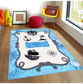 Resim Korsanlı Çocuk Odası Halısı 