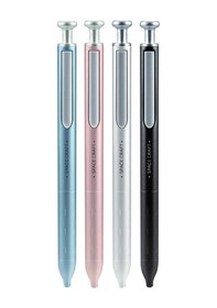 Resim Wrıtech W-0156 Metal Up Siyah Gövde 0,7mm Mavi Jel Kalem - 6'lı Kutu Ahşap 