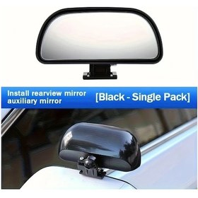 Resim Elmpaly Siyah Geniş Açı 360 Derece Ayarlanabilir Kör Nokta Ve Geri Gitme Aynası 