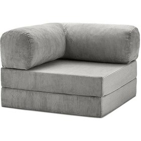 Resim Legom Koltuk Berjer Uzanma Koltuğu Tek Kişilik Kanepe Yatak Gri 