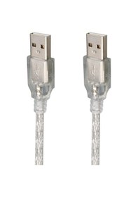 Resim Powermaster 3 Metre Usb Erkek-erkek Kablo Şeffaf-178570 