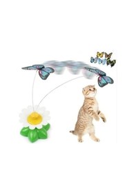 Resim Hareketli Pilli Kelebek Kedi Oyuncağı Alithestereo 