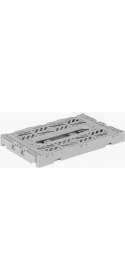 Resim Aykasa 261710 Minibox Gri Katlanabilir Kasa 26 x 17 x 10 cm Dayanıklı ve Fonksiyonel Depolama 