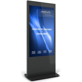 Resim Cletech C01 65” Totem Kabini + Samsung QM65C 65” Signage Monitör 