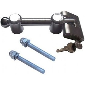 Resim Alüminyum Kapılar, Fotoselli Kapılar İçin Üstten Takma Emniyet Aparatı Kayar Milli Asma Kilitli 