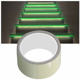 Resim Monyee Yeşil Işıklı Dekoratif Bant, 5m X 5cm, Tek Paket, Gece Görünürlüğü Sağlar 