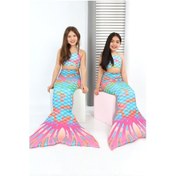 Resim Deniz Kızı Kostümü Pembe 