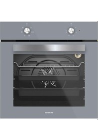 Resim Silverline BO6501S01 - CS5665S01 2'li İkili Gri Cam Ankastre Set 