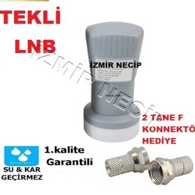 Resim Lnb Tekli Lnb Full Hd 1'Li Universal Single Lnbf Tekli 1080P 