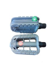 Resim Pedal Çocuk Bisikleti 12-14 Jant İçin Plastik Bilyasız Çift Gri 