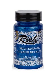 Resim Rich Multi Surface Titanium Metalik Boya 90 Cc. N 2562 Mavi N11.1327 