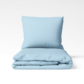 Resim Basics Pamuk Saten Mavi Çocuk Nevresim Seti 140x200cm 