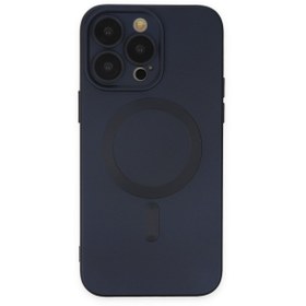 Resim Iphone 14 Pro Kılıf Moshi Lens Magneticsafe Silikon - Lacivert P134406S8960 