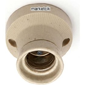 Resim Marketcik E27 Porselen Tavan Duy 