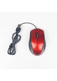 Resim Koodmax Kablolu Usb Optik Mouse 1600 Dpi Optic Maus Fare - Kırmızı 