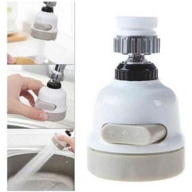 Resim Fixer365 Oynar Başlıklı Musluk Başlığı 3 Fonksiyonlu Beyaz Tasarr 