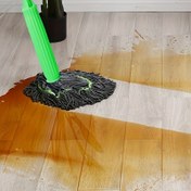 Resim Kolayca Dönen Mop Başlığı - El Yıkama Ücretsiz, Islak ve Kuru, Mutfak, Yatak Odası, Oturma Odası ve Banyo için Uygun 
