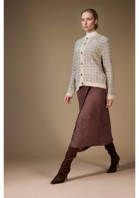 Resim Defacto Wrap Süet Midi Etek G1109ax25aubn539 Kahve 