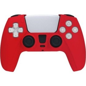 Resim Ps5 Dualsense Silikon Kılıf Kutulu Tp5-0512 Kırmızı 