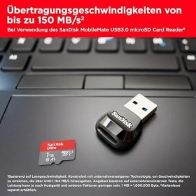 Resim Sandisk Ultra Android Microsdxc Uhs-I Hafıza Kartı 1 Tb + Adaptör (Akıllı Telefonlar ve Tabletler Için, A1, Sınıf 10, U1, Full Hd Videolar, 150 Mb/s'ye Kadar Okuma Hızı) 