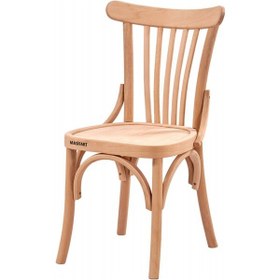 Resim Masifart Viviano Çıtalı Tonet Sandalye Cilasız Ham Ham 