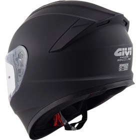 Resim Givi 50.x Mat Siyah Kapalı Motosiklet Kaskı 