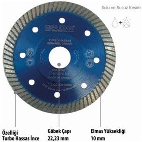 Resim Elmas Testere Turbo Hassas İnce 180thi Era50085 Eratool 