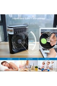 Resim Genel Markalar Egonex Taşınabilir Vantilatör Su Soğutmalı Masaüstü Usb Fan 