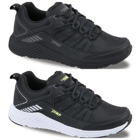 Resim Jump 24865 Confort Casual Erkek Günlük Spor Ayakkabısı Gri - Sarı 