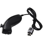 Resim Siyah-nunchuck Nunchuk Video Oyunu Denetleyicisi Nintendo Wii Konsolu İçin Uzaktan 4 Renk 
