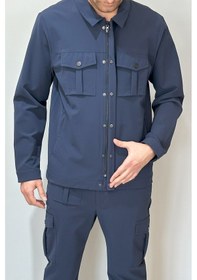 Resim Erkek Modern Fermuarlı Üst 24720 Lacivert Lacivert 