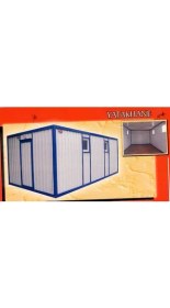 Resim Kasataş Kurşun Geçirmez Prefbrik Yatakhane Konteyner 206300700CM 1000KG 