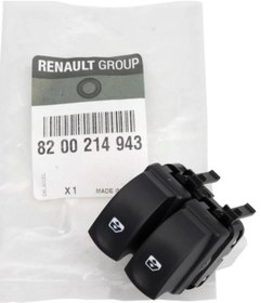 Resim Genel Markalar Renaul Clio 3 - Modüs Sol Ön Cam Düğmesi 8200214943 - Renault Mais 