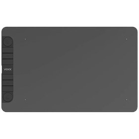 Resim Veikk VK1060Pro 10x6 inç 6 Kısayol 2 Scroll Tuşlu Sağ/Sol Uyumlu Grafik Tablet+Kalem Siyah 