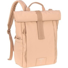 Resim Lassig Rolltop Up Bebek Bakım Sırt Çantası Peach Rose Somon 