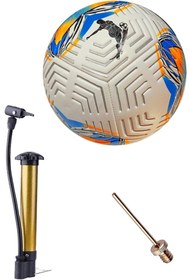 Resim keufman Spor Profesyonel Futbol Topu Top Pompası Ve Top Iğnesi 5 Numara Makine Dikişli Top 