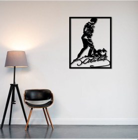 Resim Kahraman Komutan Metal Duvar Dekoru 