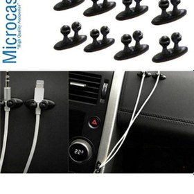 Resim 8In1 Cable Clip Araç Içi Kablo Tutucu Ve Kablo Toparlayıcı Klips 