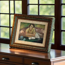 Resim Antika Stil Dekoratif Resim Çerçevesi Seti - Reçine Malzemesi, Dikdörtgen Şekli Sanat Sergisi için, Klasik Tasarım Fotoğraf Çerçeveleri için Stüdyo, Elegant Ev Dekor Galeri Çerçeveleri 