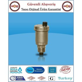 Resim Türkoğlu Otomatik Hava Tahliye Cihazı - Purjör 1/2'' 