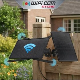 Resim Wificam Sim Kartlı Solar Router 4g Internet ve Geniş Wifi Ağı Çift Solar Panel Yüksek Kalite 