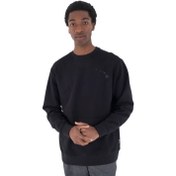 Resim Hurley Good Kai Tiki Crew Erkek Siyah Sweatshirt 