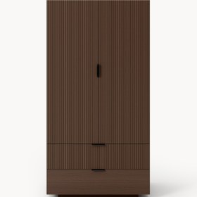 Resim Sato Minimalist Tasarım Ve Raf Sistemi Ahşap Kompakt Gardırop 